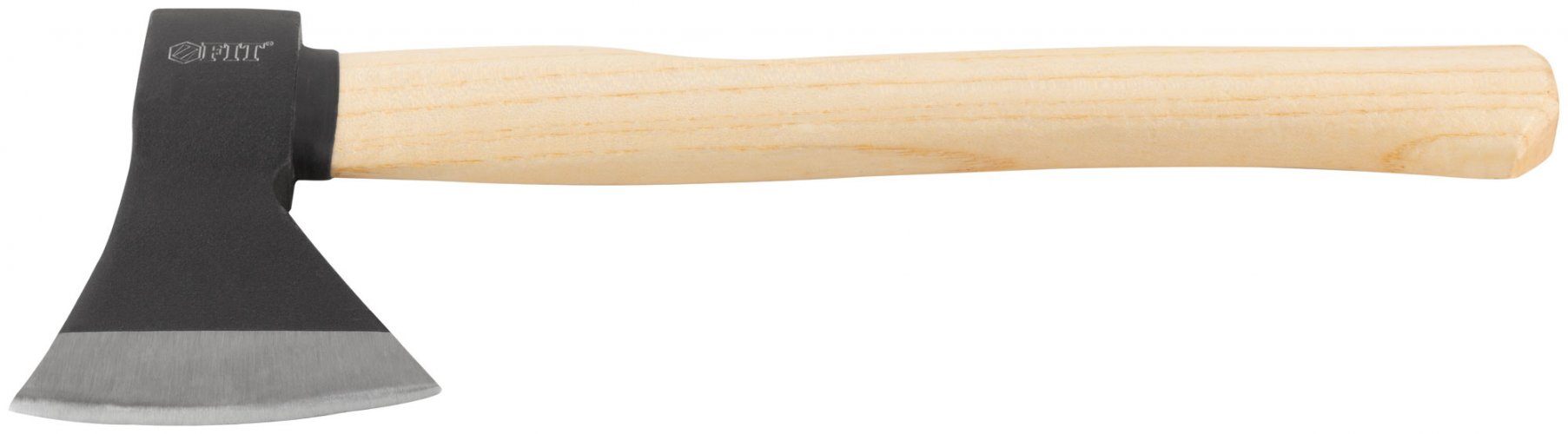 Топор кованая усиленная сталь, деревянная полированная ручка 600 гр. FIT 46136