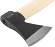 Топор кованая усиленная сталь, деревянная полированная ручка 600 гр. FIT 46136