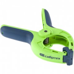 Струбцина клещеобразная 2-3/4, пластиковый корпус, двухкомпонентные рукоятки, усиленная пружина, 70 мм Сибртех 20786