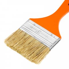 Кисть плоская Slimline 3" (75 мм), натуральная щетина, деревянная ручка Sparta 824405