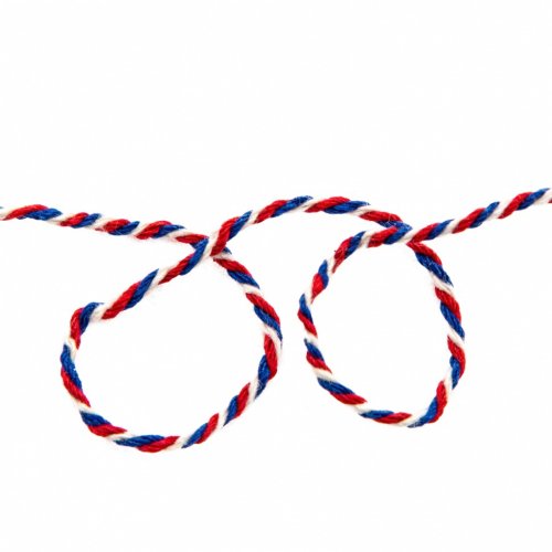 Нить ХБ 50 текс х 15, триколор, 120 м, сменный блок, вес 90 гр +- 5%, Россия Сибртех 94155