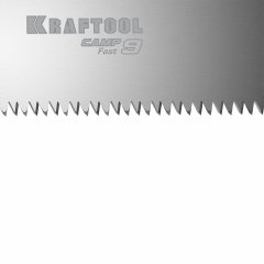 KRAFTOOL Camp Fast 9, 250 мм, ножовка для быстрого реза сырой древесины (15218)