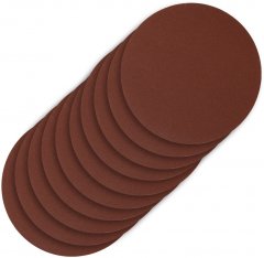 Круг абразивный на ворсовой подложке под "липучку", P 320, 125 мм, 10 шт Сибртех 738737