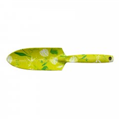 Совок цельнометаллический алюминиевый узкий, Flower Lime, Palisad 62001