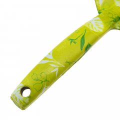 Совок цельнометаллический алюминиевый узкий, Flower Lime, Palisad 62001