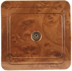 Телевизионная розетка СВЕТОЗАР ГАММА SV-54115-N