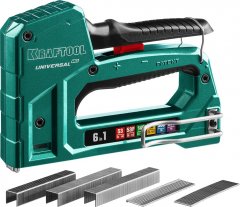 Алюминиевый cтеплер 53 (6-14мм)/140 (8-14мм)/13/ 53F/300/500 KRAFTOOL Universal-HD 3188