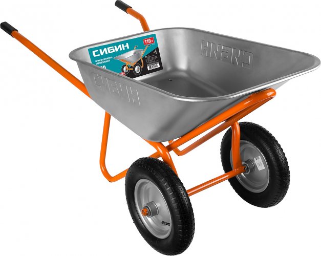 Строительная двухколесная тачка 200 кг СИБИН СТ-22 39905_z01