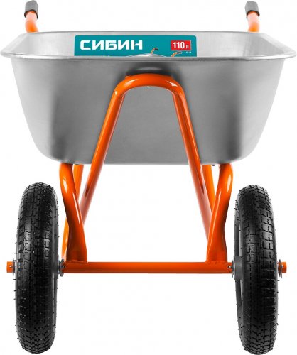 Строительная двухколесная тачка 200 кг СИБИН СТ-22 39905_z01