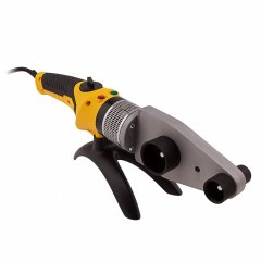 Аппарат для сварки пластиковых труб DWP-2000, Х-Pro, 2000 Вт, 300 град, комплект насадок, 20-63 мм Denzel 94209