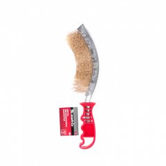 Щетка металлическая изогнутая, пластиковая ручка Matrix 74839