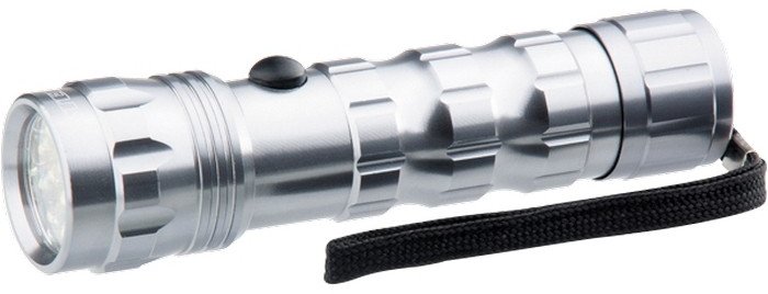 Фонарик светодиодный, алюминиевый корпус, влагозащищенный, 12 Led, 3 х ААА Stern 90501