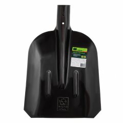 Лопата совковая, 235 х 285 мм, ребра жесткости, без черенка, Россия, Сибртех 61471