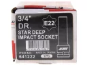 Головка торцевая 3/4" TORX E22 глубокая L=110мм JTC-641222