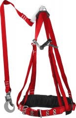 Лямочный пояс ЗУБР Урал, ленточный строп с амортизатором, 11583