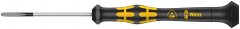 1578 A Kraftform Micro Шлицевая отвертка, 0.25 x 1.2 x 40 mm, WERA, ( WE-030100 )