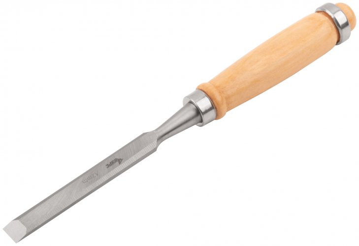 Стамеска с деревянной ручкой 12 мм КУРС 42954