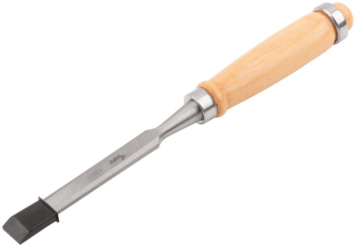 Стамеска с деревянной ручкой 12 мм КУРС 42954