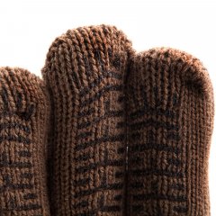 Перчатки трикотажные, двойные, полушерстяные, с ПВХ покрытием, Россия, Сибртех 68634