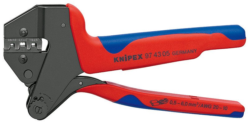 Инструмент для опрессовки системный вороненые 200 мм, KNIPEX, ( KN-974305 )