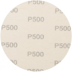 Круг абразивный на ворсовой подложке под "липучку", P 500, 125 мм, 10 шт Сибртех 738757