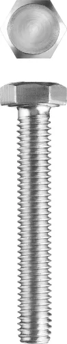 Болт ЗУБР ГОСТ 7798-70, M5 x 25 мм, 5 кг, (примерно 1146 шт.) кл. пр. 5.8, оцинкованный, 303080-05-025