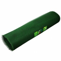 Решетка заборная в рулоне, 1.6 х 25 м, ячейка 22 х 22 мм, пластиковая, зеленая, Россия 64525