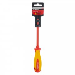 Отвертка Insulated, SL5.5 x 125 мм, CrMo, до 1000 В, двухкомпонентная рукоятка Matrix Professional 12918