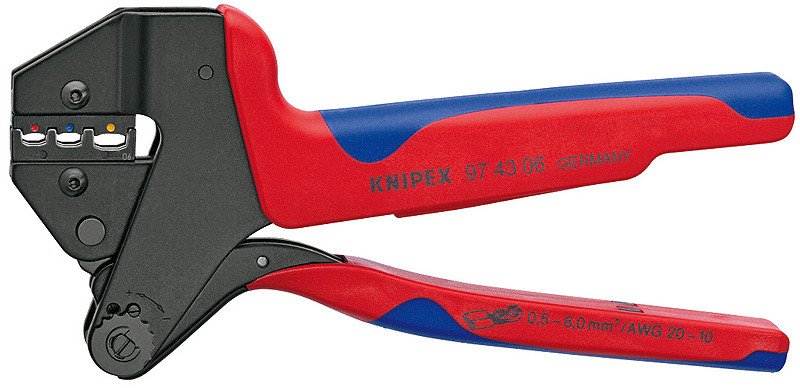 Инструмент для опрессовки системный вороненые 200 мм, KNIPEX, ( KN-974306 )