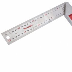 Угольник стальной, 250 мм, градуировка Matrix 32390