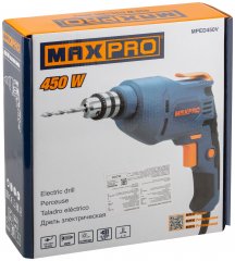 Дрель электрическая 450 Вт, 0-2700 об/мин, MAX-PRO 85051