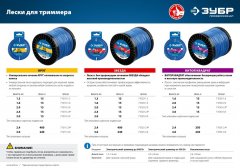 Леска для триммера ЗУБР ЗВЕЗДА Профессионал 1.3 мм, 15 м 71020-1.3