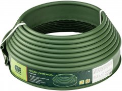 Бордюр "Лента", 10 х 1000 см, полиэтиленовый, оливковый, Россия, Сибртех 64553