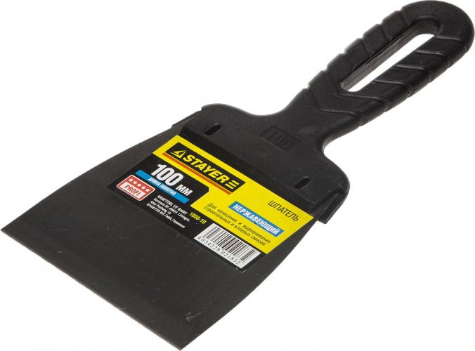 Фасадный нержавеющий шпатель STAYER 1008-10