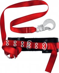 Безлямочный предохранительный пояс ЗУБР Памир, ленточный строп, 11585