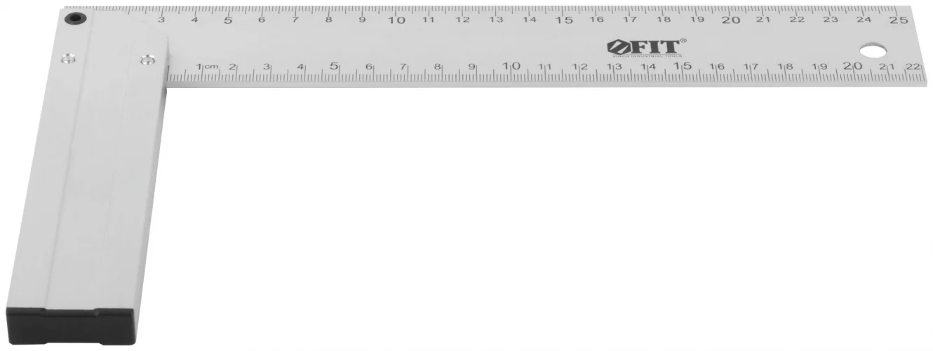 Угольник столярный литой алюминиевый Профи 250 мм