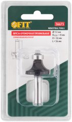 Фреза кромочная льная c нижним подшипником, DxHxL = 32х16х56 мм FIT 36673