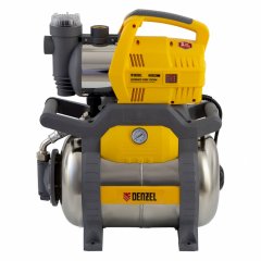 Насосная станция PSХ950X, Х-Pro, 950 Вт, 3300 л/ч, ресивер 24 л, подъем 38 м, нержавейка Denzel 97214