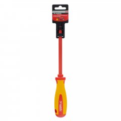 Отвертка Insulated, SL6.5 x 150 мм, CrMo, до 1000 В, двухкомпонентная рукоятка Matrix Professional 12920