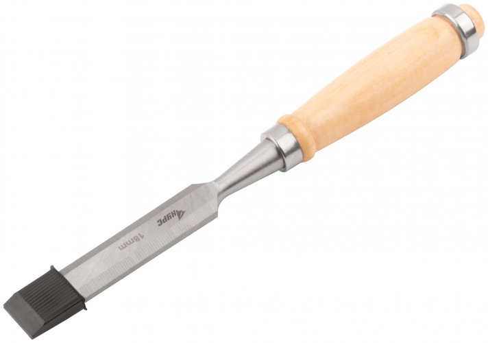 Стамеска с деревянной ручкой 18 мм КУРС 42956