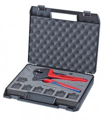 Инструмент для опрессовки системный вороненые 200 мм, KNIPEX, ( KN-9743200 )