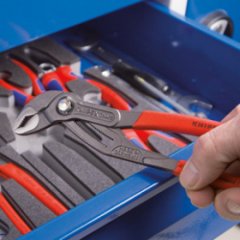 Набор хромированных инструментов "Basic Chrom", KNIPEX, ( KN-002001V17 )