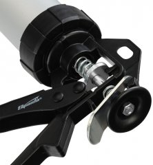 Пистолет для герметика, 400 мл, "закрытый", алюминиевый корпус, круглый шток 8 мм Sparta 886475