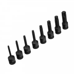 Набор ударных торцевых головок Torx 1/2",  в кейсе, 8 шт. Stels 13999