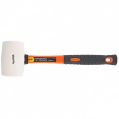 Киянка резиновая, 450 г, белая резина, фибергласовая рукоятка Sparta 11129