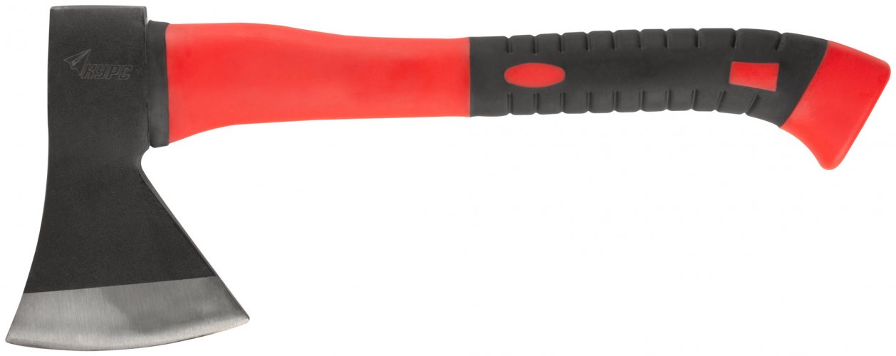 Топор кованая сталь, усиленная стеклопластиковая ручка 600 гр. КУРС 46201