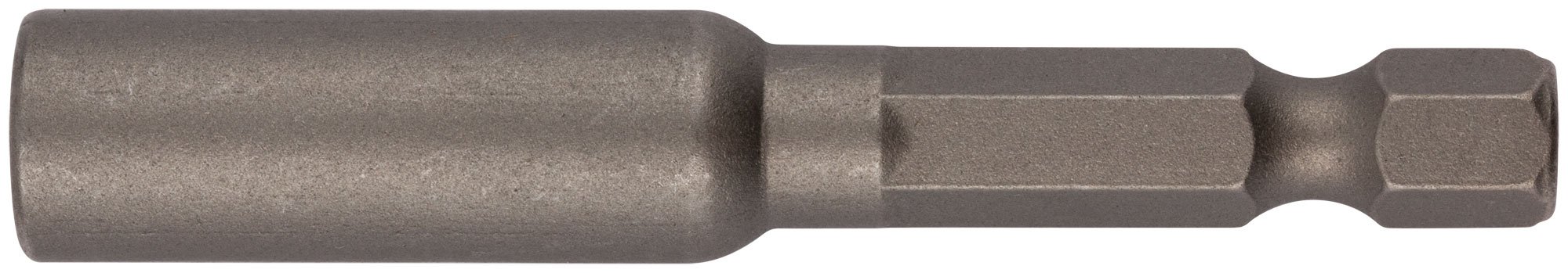 Адаптер для бит, магнитный фиксатор, цельнометаллический, CrV сталь 60 мм FIT 57616