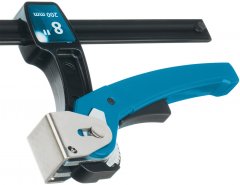 Струбцина реечная быстрозажимная 8, металлический корпус, рычажный храповой механизм, 200 мм Gross 20719