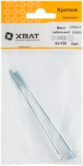 Винт мебельный (DIN 603) 6х100 2 шт XВАТ 27640-3