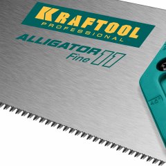 Ножовка для точного реза KRAFTOOL "Alligator 11", 450 мм, 11 TPI 3D зуб, 15203-45